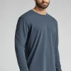Bawełniana Bluzka z Długimi Rękawami Washed Collection