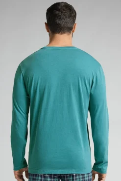 Bawełniana Bluzka z Długimi Rękawami Washed Collection