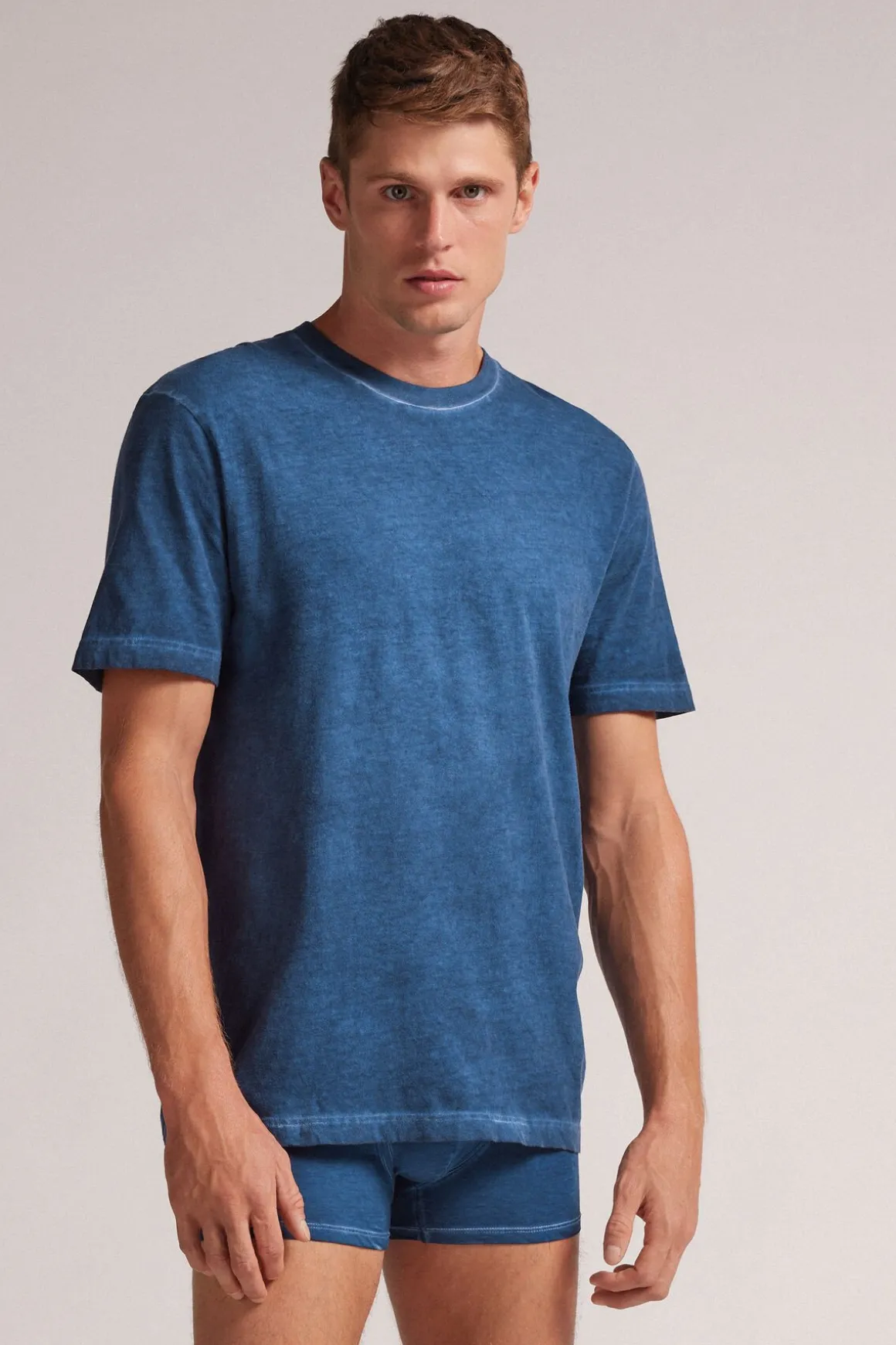 Bawełniany T-shirt Washed Collection