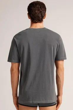Bawełniany T-shirt Washed Collection