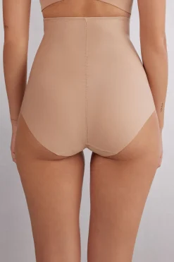 Bezszwowe modelujące figi culotte z wysokim stanem z mikrofibry