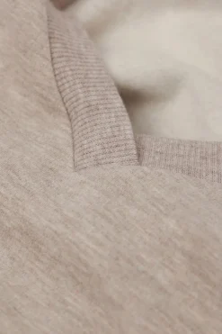 Bluzka z Długim Rękawem i Dekoltem w Kształcie Litery V Soft Chevron