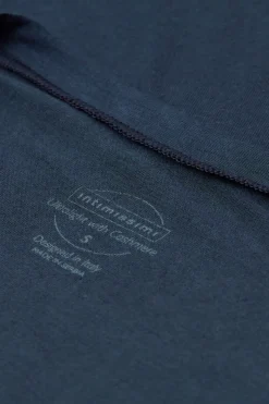 Bluzka z Długim Rękawem z Modalu Ultralight z Dodatkiem Kaszmiru i Głębokim Okrągłym Dekoltem