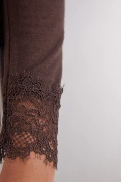 Bluzka z Modalu i Kaszmiru z Koronką Ultralight
