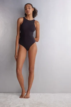 Body na Szerokich Ramiączkach z Tkaniny Fresh Bamboo