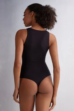 Body na Szerokich Ramiączkach z Tkaniny Fresh Bamboo
