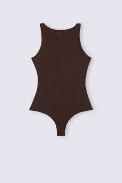 Body na Szerokich Ramiączkach z Tkaniny Fresh Bamboo