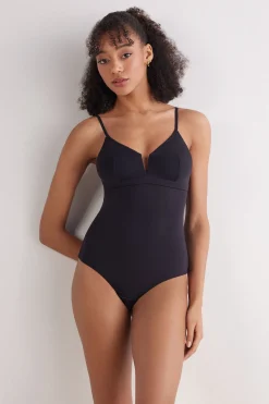 Body z Cienkimi Ramiączkami z Tkaniny Fresh Bamboo