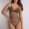 Body z Tiulu ze Zwierzęcym Printem Always Glamorous