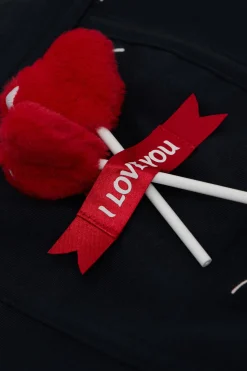 Bokserki z Bawełny Superior z Pluszowym Misiem I Love You