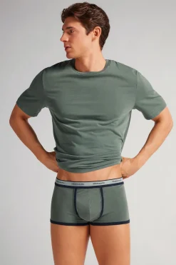 Bokserki z Elastycznej Bawełny Superior Washed Collection