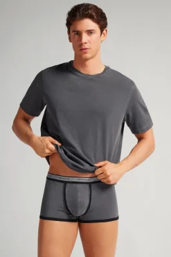 Bokserki z Elastycznej Bawełny Superior Washed Collection