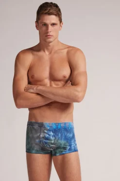 Bokserki z Elastycznej Bawełny Superior Washed Collection