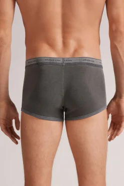 Bokserki z Elastycznej Bawełny Superior Washed Collection