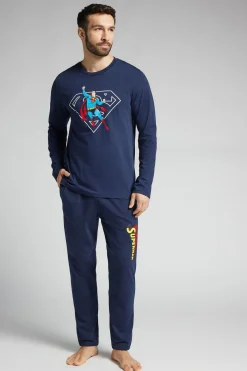 Długa Piżama z Bawełny DC Comics Superman