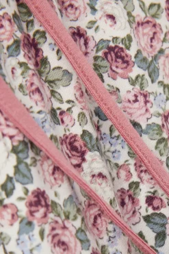 Długie Spodnie z Modalu ze Ściągaczem Floral Romance