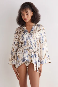 Jedwabne Kimono Italian Riviera