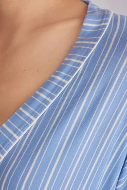 Kimono z Modalu Oxford Stripes