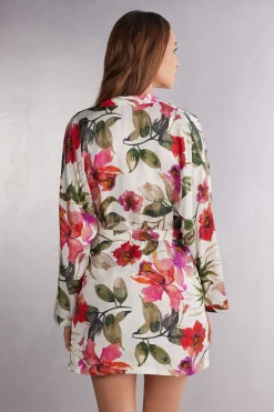 Kimono z Satyny Wiskozowej Imaginary Journey