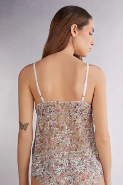 Koronkowy Top Floral Romance