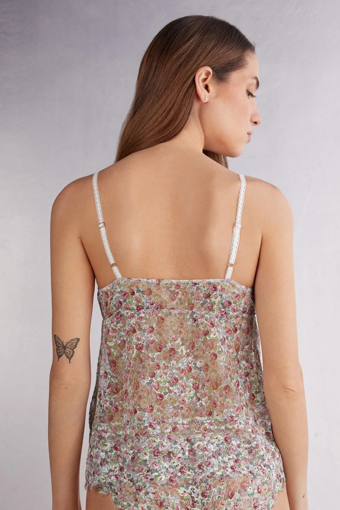 Koronkowy Top Floral Romance