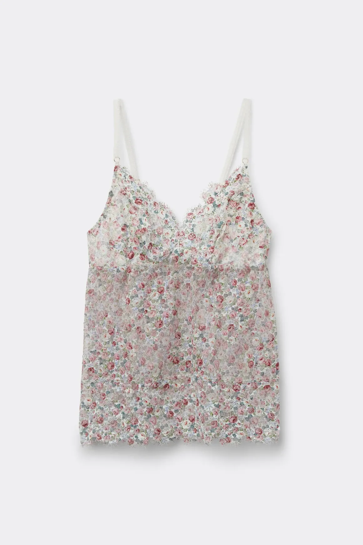 Koronkowy Top Floral Romance