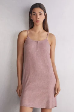 Koszula Nocna na Cienkich Ramiączkach Chic Comfort