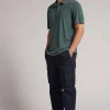 Koszulka Polo z Krótkim Rękawem Washed Collection z Bawełny Tabaczkowej