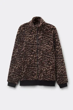 Kurtka Bomber z Polaru w Cętki Luxurious Leopard
