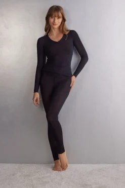 Legginsy z Ultralekkiego Modalu z Dodatkiem Kaszmiru