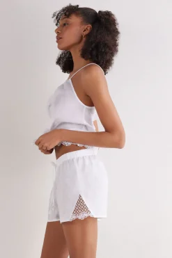 Lniane Szorty Sophisticated Allure