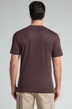 Lniany T-shirt