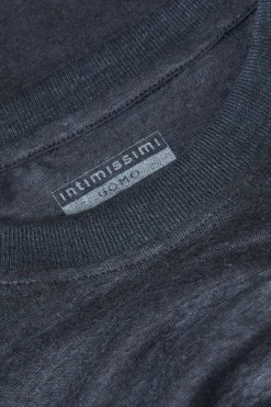 Lniany T-shirt