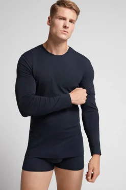 Longsleeve Bawełniany Męski z Bawełny Superior