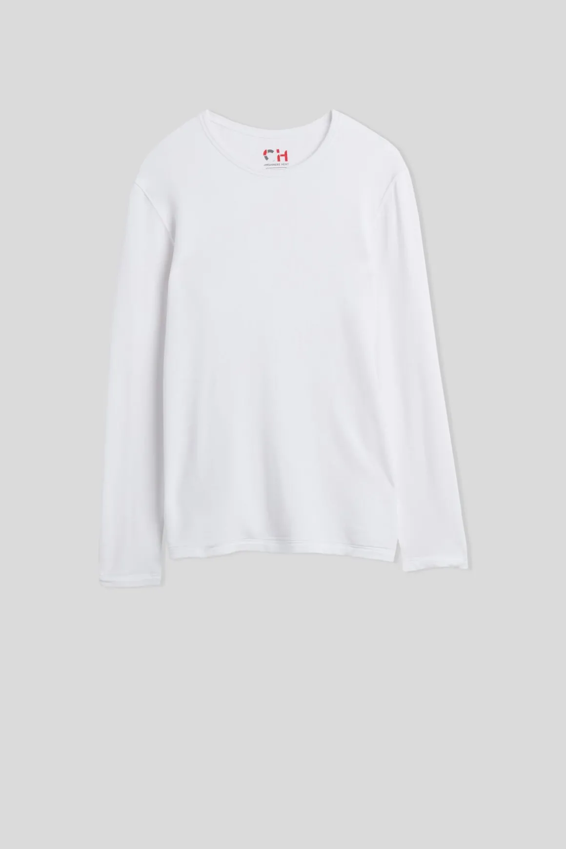 Longsleeve z Modalu z Kaszmirem z Dekoltem Pod Szyję