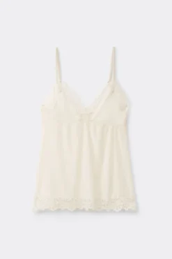 Top z Mikrofibry i Koronki Self Love