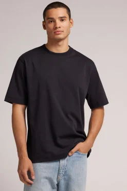 T-shirt Oversize z Bawełny Interlock