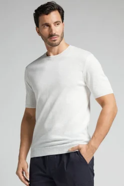 T-shirt z Bawełnianej Dzianiny Slub