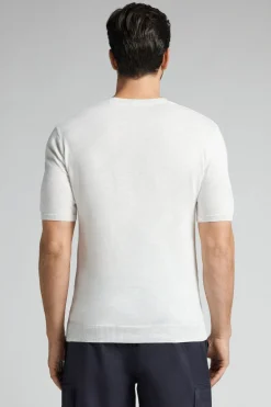 T-shirt z Bawełnianej Dzianiny Slub