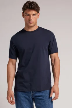 T-shirt z Bawełny Muscle Fit