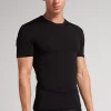 T-shirt z Krótkim Rękawem z Wełny Merino