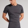 T-shirt z Krótkim Rękawem z Wełny Merino