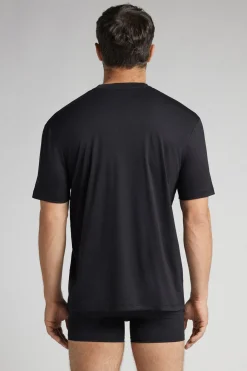 T-shirt z Merceryzowanej Bawełny Superlight Premium