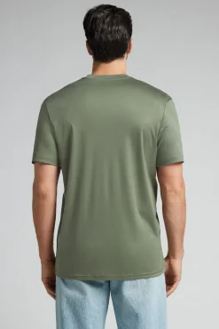 T-shirt z Merceryzowanej Bawełny Superlight Premium