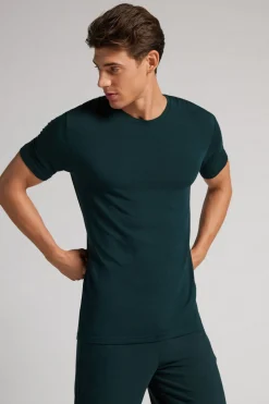 T-shirt z Modalu i Jedwabiu