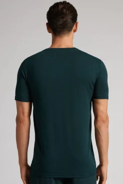 T-shirt z Modalu i Jedwabiu