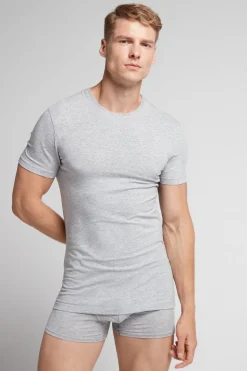 T-shirt z Okrągłym Dekoltem Bawełna Superior
