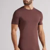 T-shirt z Okrągłym Dekoltem Bawełna Superior