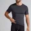 T-shirt z Okrągłym Dekoltem Bawełna Superior
