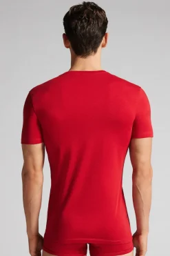 T-shirt z Okrągłym Dekoltem Bawełna Superior